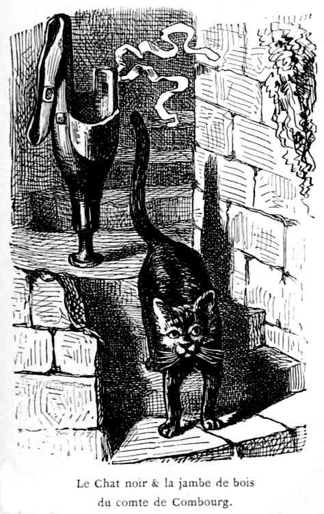 Le Chat noir & la jambe de bois
du comte de Combourg.