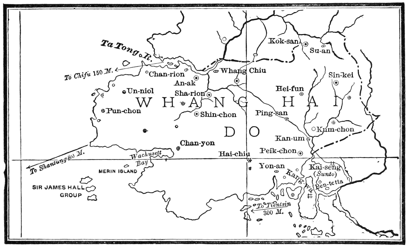 Map of the Yellow-sea Province.