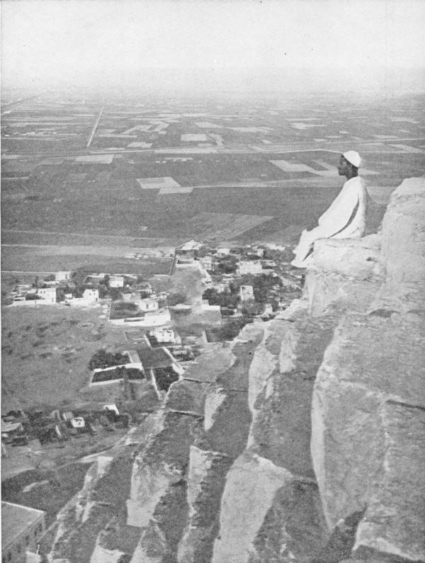 VIEW FROM THE SUMMIT OF THE GREAT PYRAMID OF CHEOPS