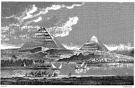 VUE DE PYRAMIDES DE DJIZ