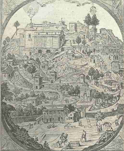 Plate I: Plan of the Sacro Monte in 1671