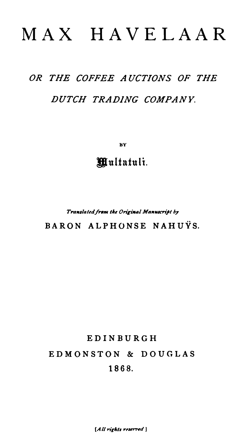 Original Title Page.